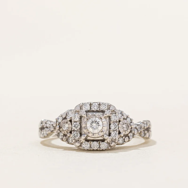 Diamond Cocktail Ring | 0.28ctw | SZ 5.75 |