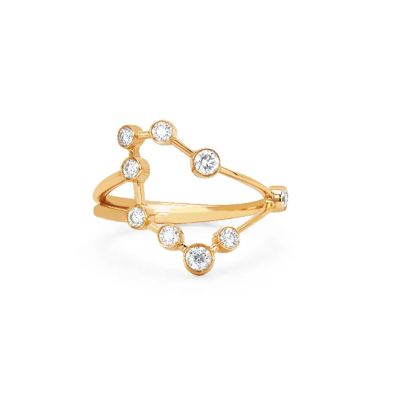 Capricorn Constellation Ring