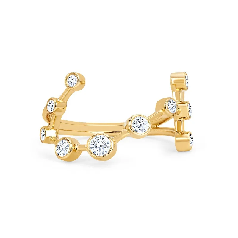 Scorpio Diamond Constellation Ring