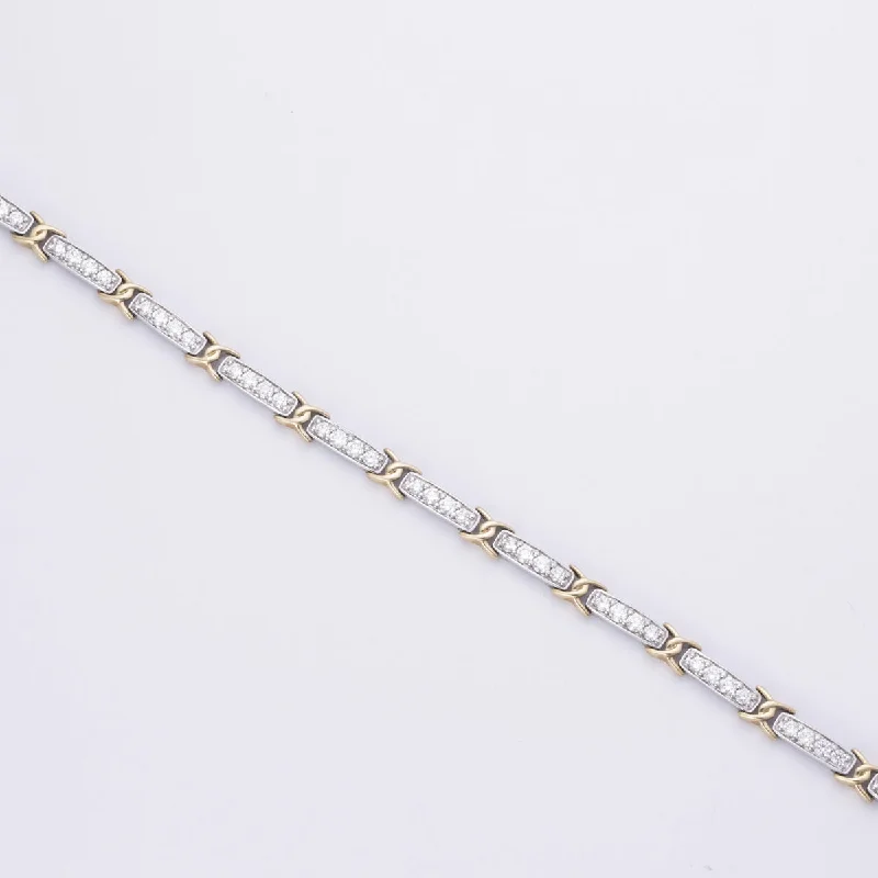 14k  Diamond Bracelet | 2.01ctw | 8"