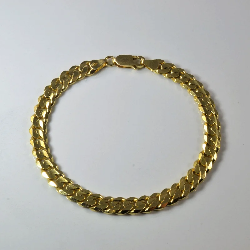 14k Curb Chain Bracelet | 8" |