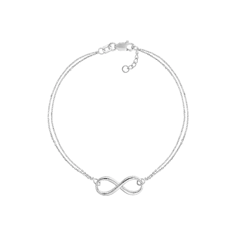 Double Strand Infinity Adjustable Bracelet