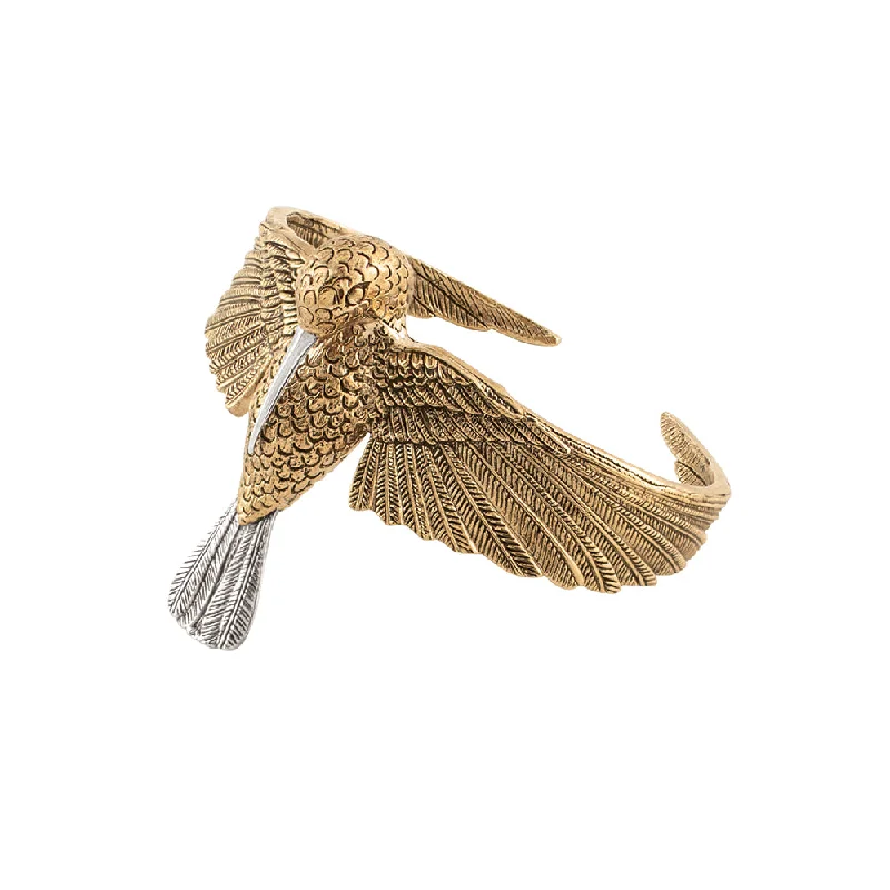 Hummingbird Cuff in Bronze | Available to ship January 13, 2025