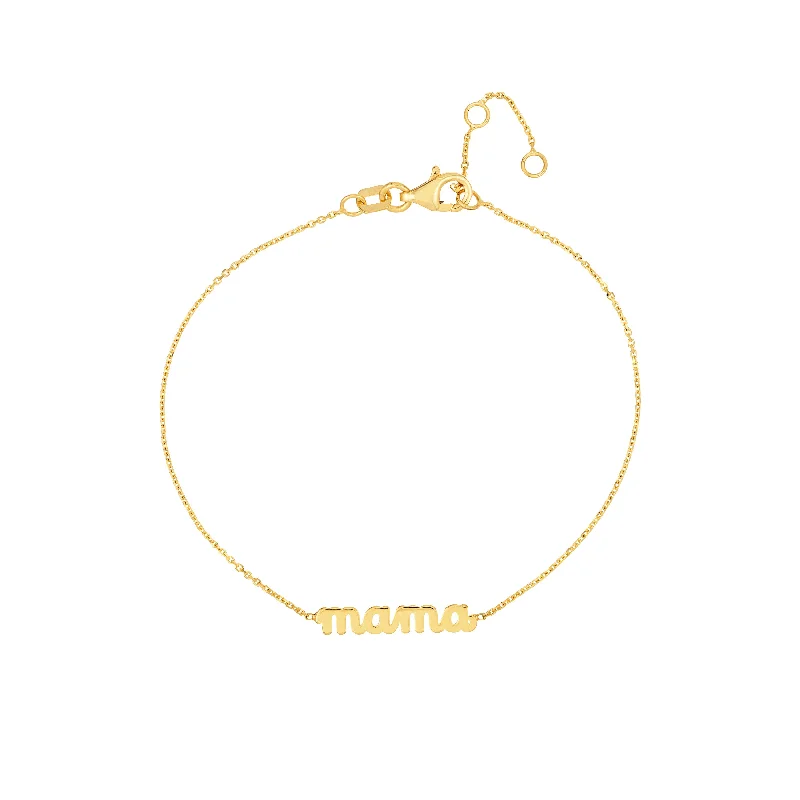 Mama Nameplate Adjustable Bracelet