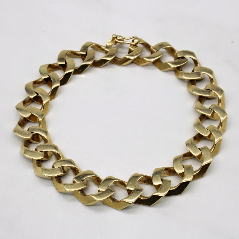 14k Cuban Link Bracelet | 8" |