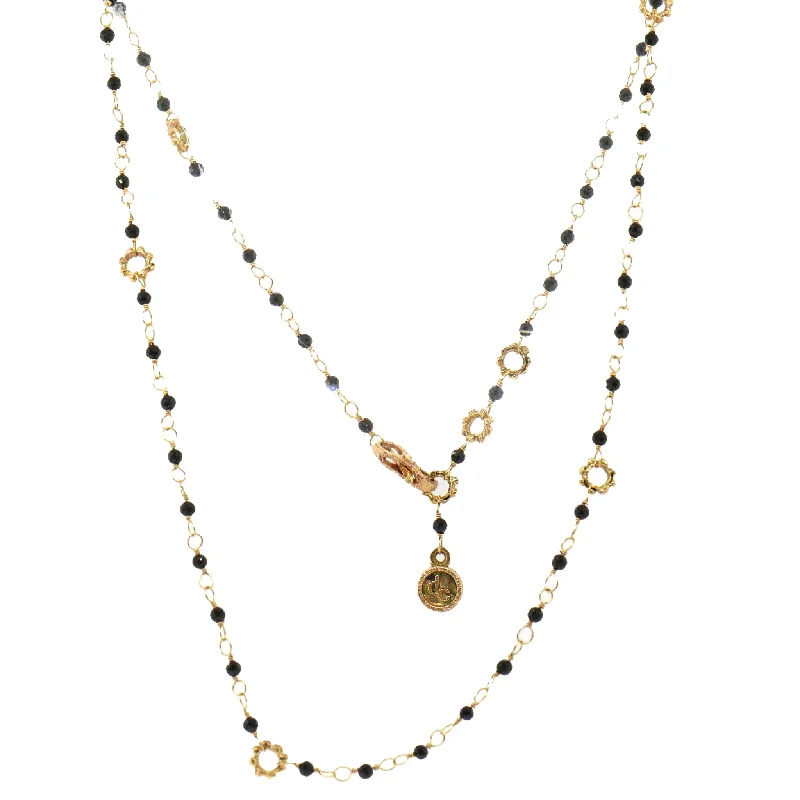 The Biggest Jewelry Sale Of The Year Is Here Sapphire Beaded 18k Yellow Gold Necklace