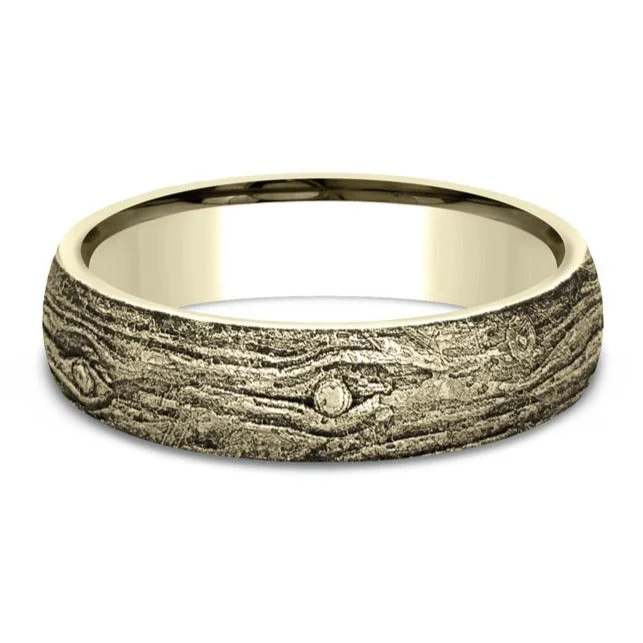 Jewelry Clearance Event – Stock Up Before It's Over Wood Motif Men's Band