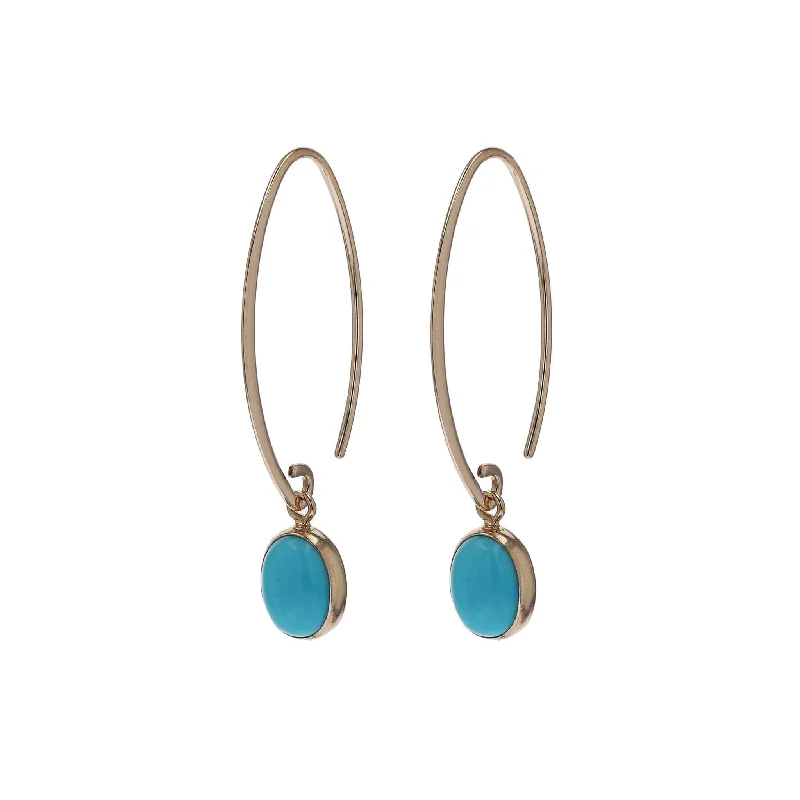 Fine Jewelry, Limited-Time Offers Available Turquoise Threader Earrings