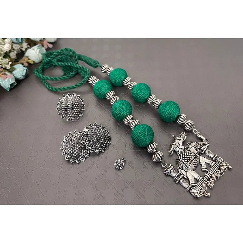 Limited-Stock Jewelry Sale – Once It's Gone, It's Gone Akruti Collection Oxidised Plated Combo Set