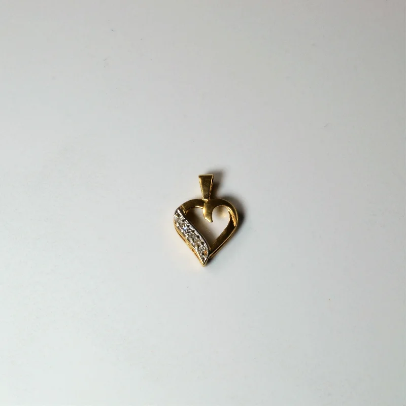 Chic, Trendy, And Affordable Jewelry Sale Diamond Heart Pendant | 0.045ctw |