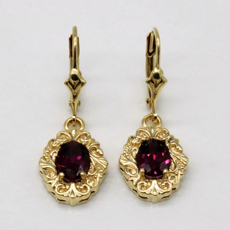 Modern Jewelry At Exclusive Discounts – Shop Today Garnet Drop Earrings | 1.50ctw |