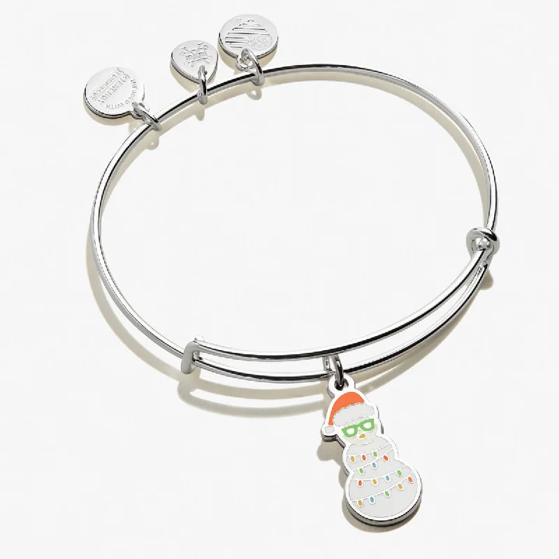 Don't Miss Out On Jaw-Dropping Jewelry Discounts Holiday Snowman Charm Bangle