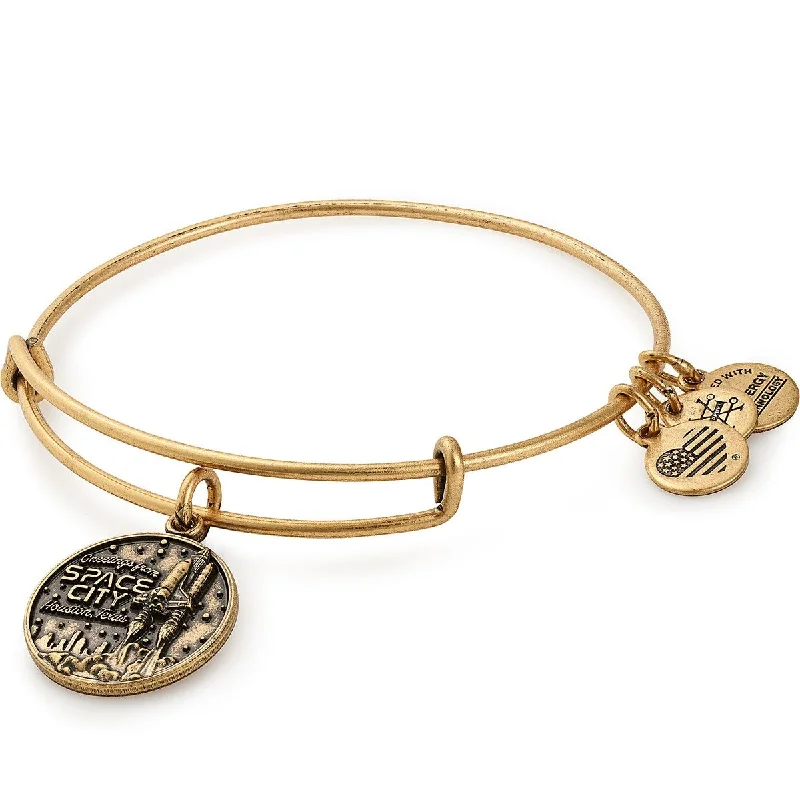 Last Chance To Shop High-End Jewelry At Markdown Prices Houston Texas 'Space City' Charm Bangle