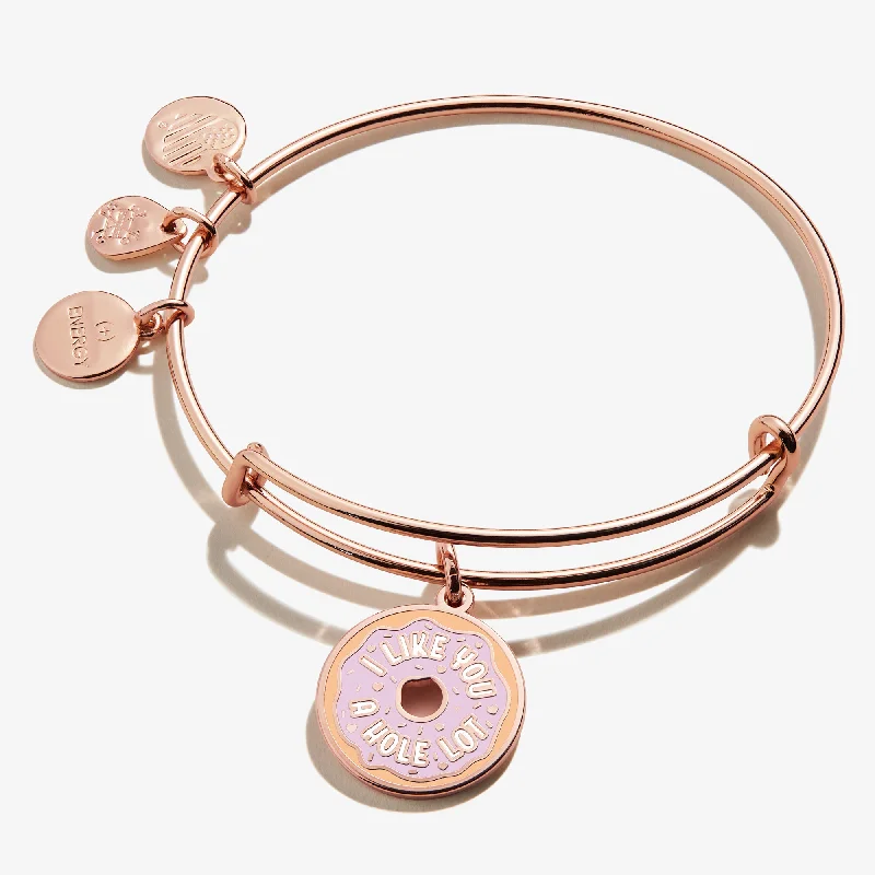 Timeless Jewelry Styles At Wallet-Friendly Prices I Like You A Hole Lot' Donut Bangle Bracelet