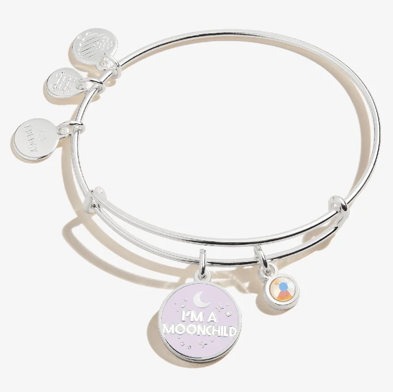 Bold And Beautiful Jewelry Now At Irresistible Prices I'm a Moonchild' Duo Charm Bangle