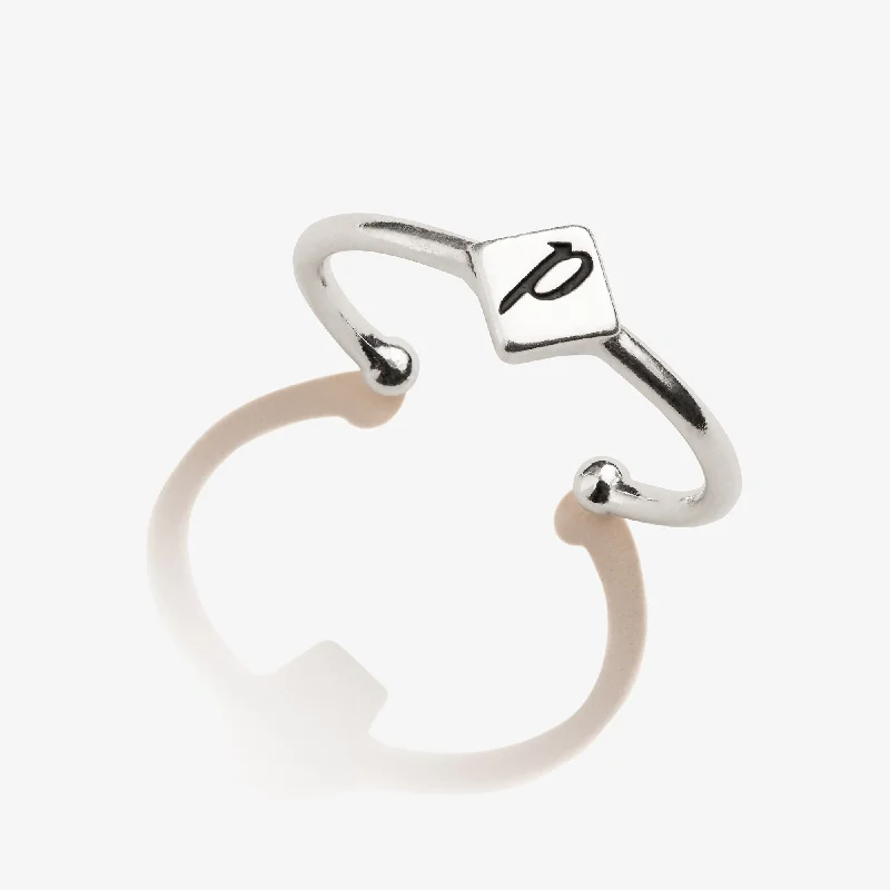 Clearance Sale On High-End Jewelry Collections Initial P Ring