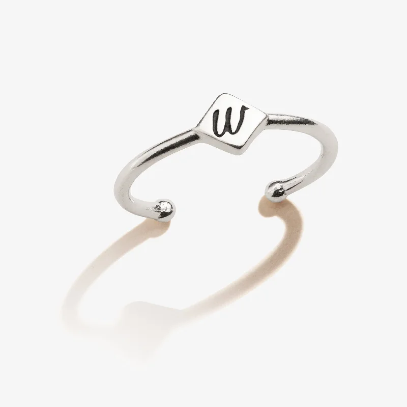 Flash Sale On Exquisite Jewelry – Don't Miss Out Initial W Ring