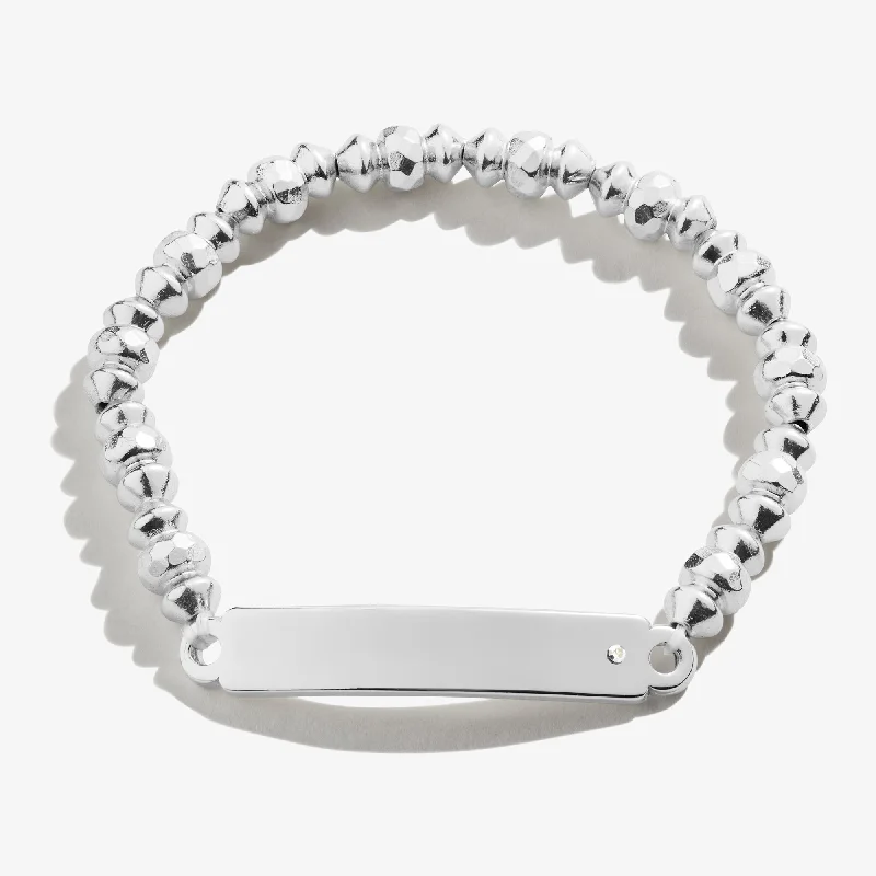 Bestselling Jewelry Now On Sale – Elevate Your Look Inline Bar Stretch Bracelet with Crystal Accent