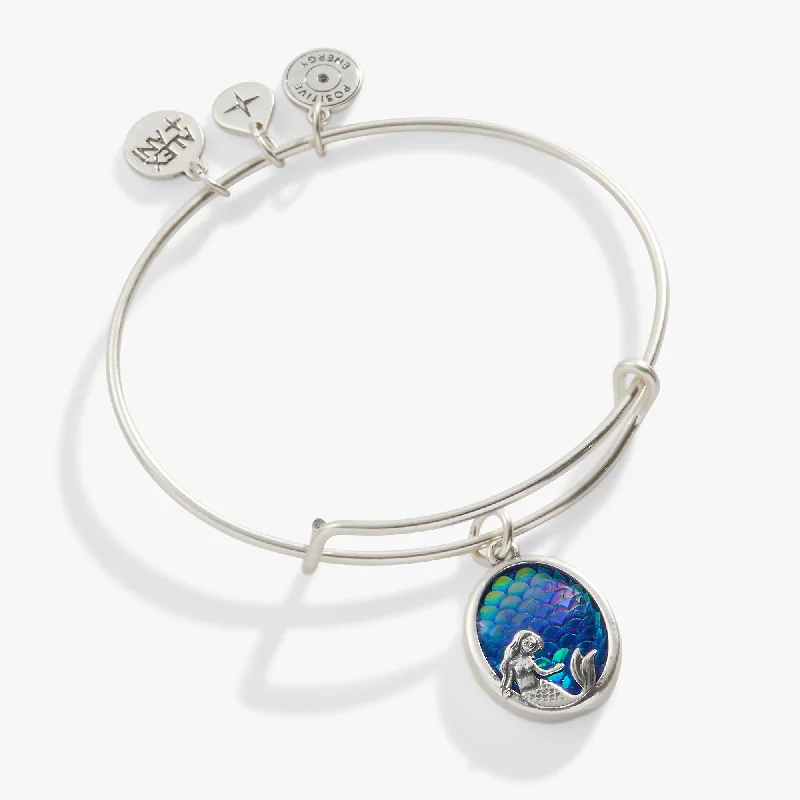 Affordable Luxury Jewelry For Every Occasion Iridescent Mermaid Charm Bangle