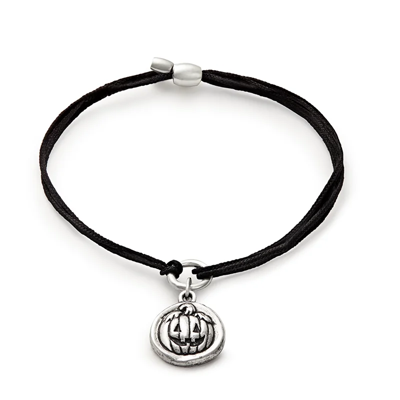 Discounted Jewelry For A Glamorous Look Jack O'Lantern Pull Cord Bracelet