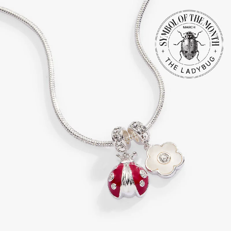 High-End Sparkle, Low-End Prices – Jewelry Sale Live Ladybug Adjustable Necklace