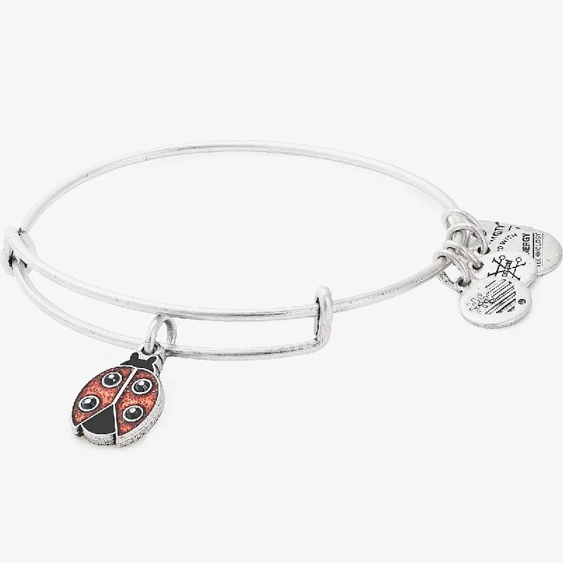 Sparkle On A Budget – Fine Jewelry For Less Ladybug Charm Bangle