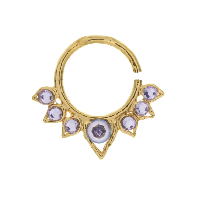 Timeless Elegance At Unbelievable Discounts Fancy Lavender Jewel Aurora Ring