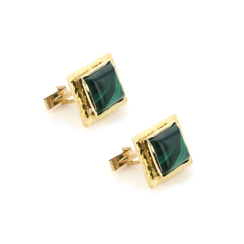 Special Sale On Handcrafted Jewelry – Shop Today Malachite Cufflinks