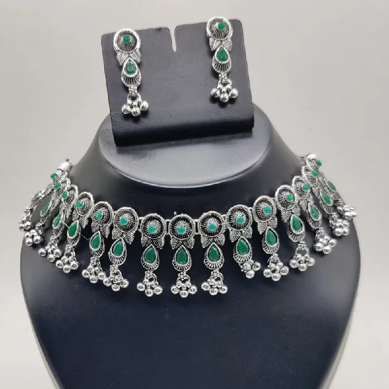 Exclusive Jewelry Sale – Limited-Time Discounts Manisha Jewellery Oxidised Plated Necklace Set