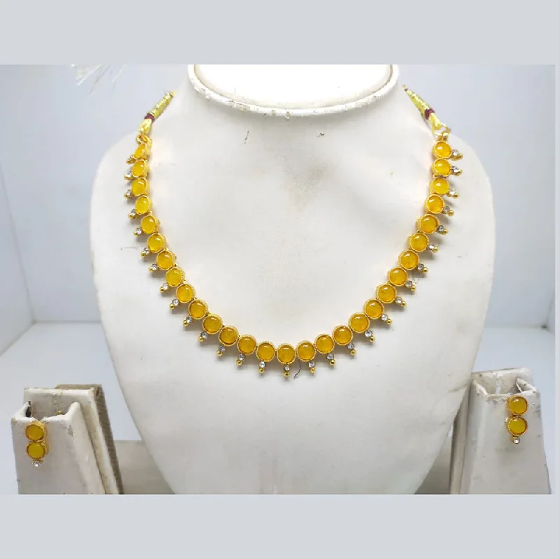 Grab Stylish Jewelry Before The Sale Ends Palak Art Gold Plated Necklace Set