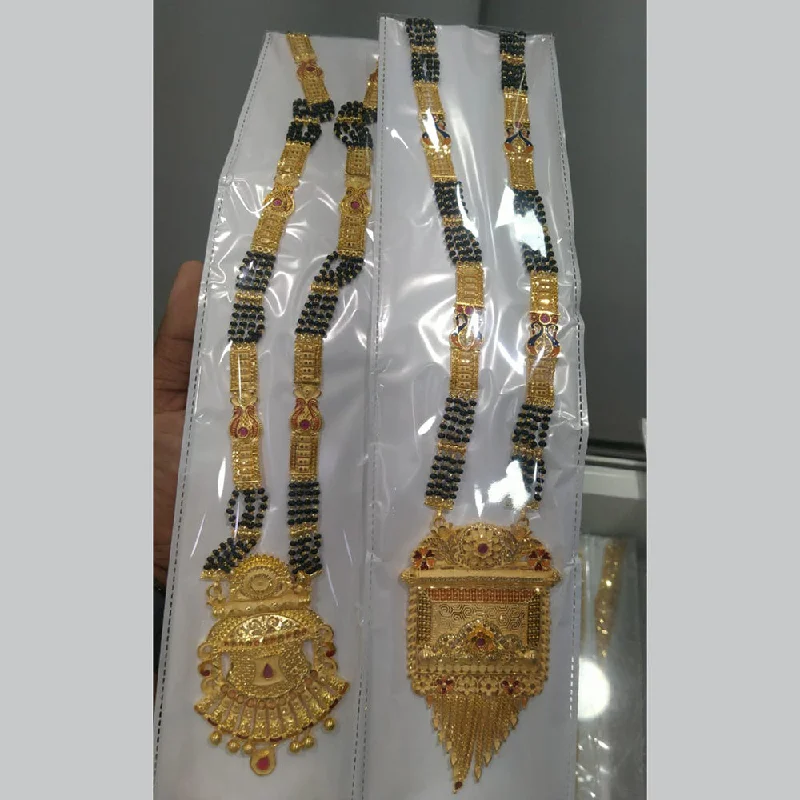 Premium Jewelry Now Available At Special Discounts Pari Art Jewellery Forming Gold Mangalsutra (Assorted Design 1 Piece Only)