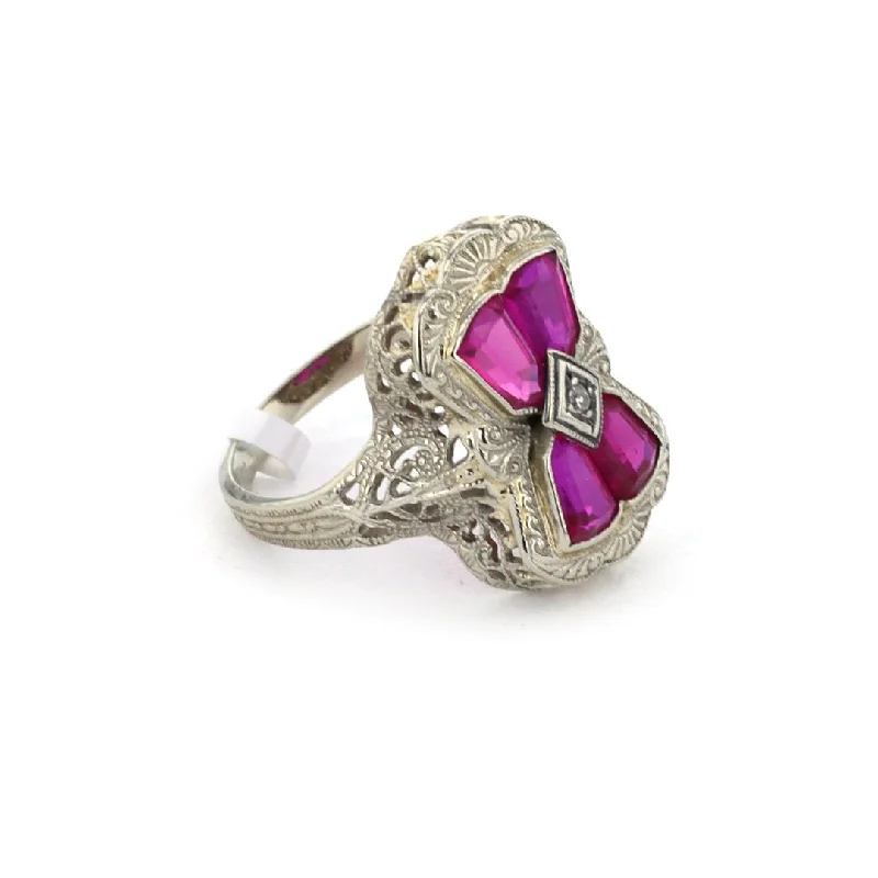 Elegant Jewelry, Affordable Luxury – Shop Now Ruby & Diamond Edwardian Ring