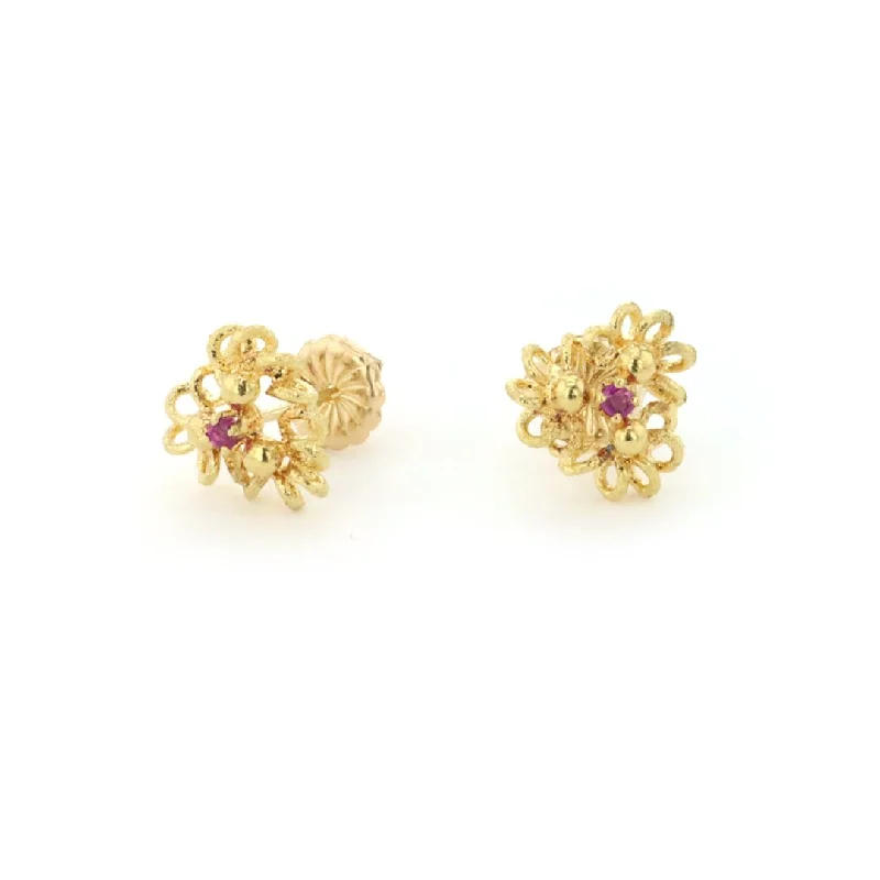 Exclusive Jewelry Markdowns – Limited-Time Offer Ruby Petal Earrings