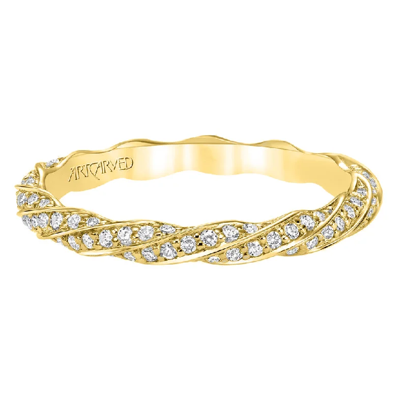 Jewelry Sale Alert – Shop Timeless Elegance Today Vintage-Inspired Diamond Twist Wedding Band