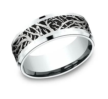 Luxury Jewelry Clearance – Shop Premium Styles Now Winter Forest Inspired Men's Band