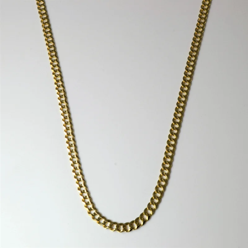 Trending Jewelry Styles Now At Limited-Time Discounts 10k Yellow Gold Curb Chain | 20" |